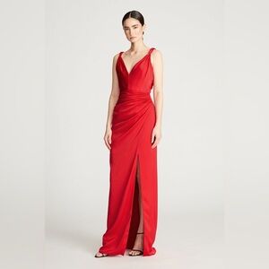 Halston Heritage Red formal Dress